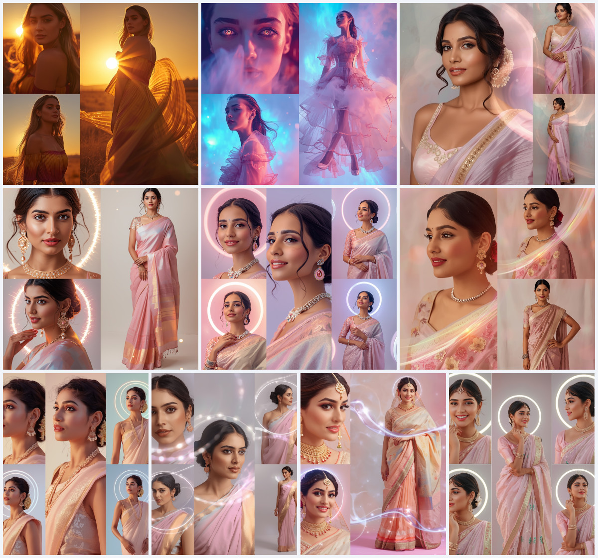 10+ Bridal Saree AI Prompts to Create Elegant Wedding Photos with Premium Lighting and Detail - Main Thumbnail
