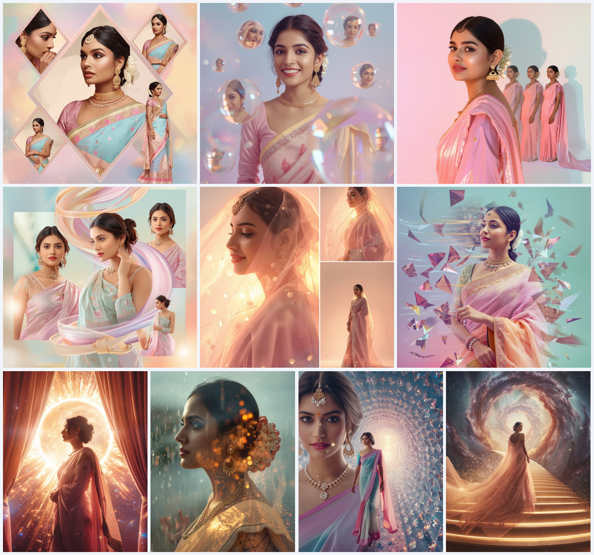 10+ Minimal Style Saree AI Prompts to Create Clean and Simple Ethnic Looks with Modern Touch