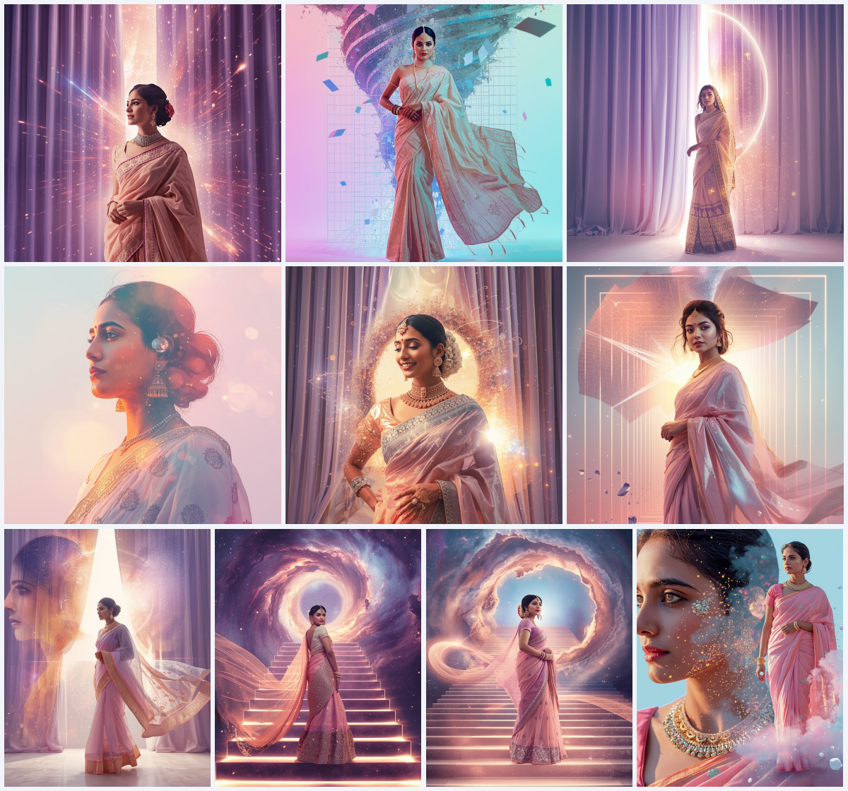 10+ Saree AI Prompt to Create Ultra HD Ethnic Photos with Soft Lighting and Premium Aesthetic Look - Main Thumbnail