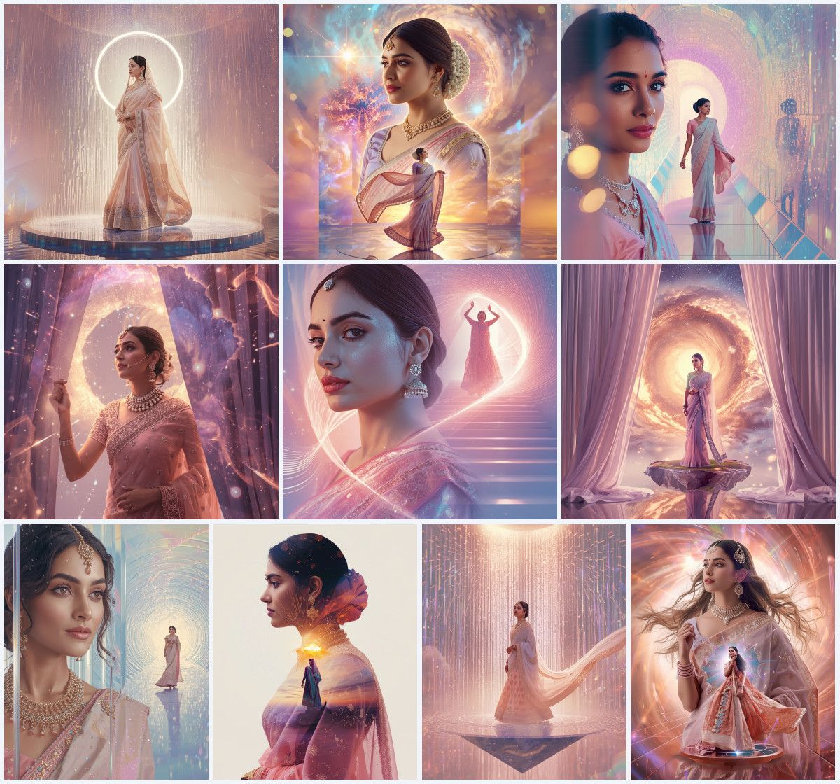 10+ Soft Focus Saree AI Prompts to Create Dreamy Ethnic Photos with Blurred Background Effect - Main Thumbnail