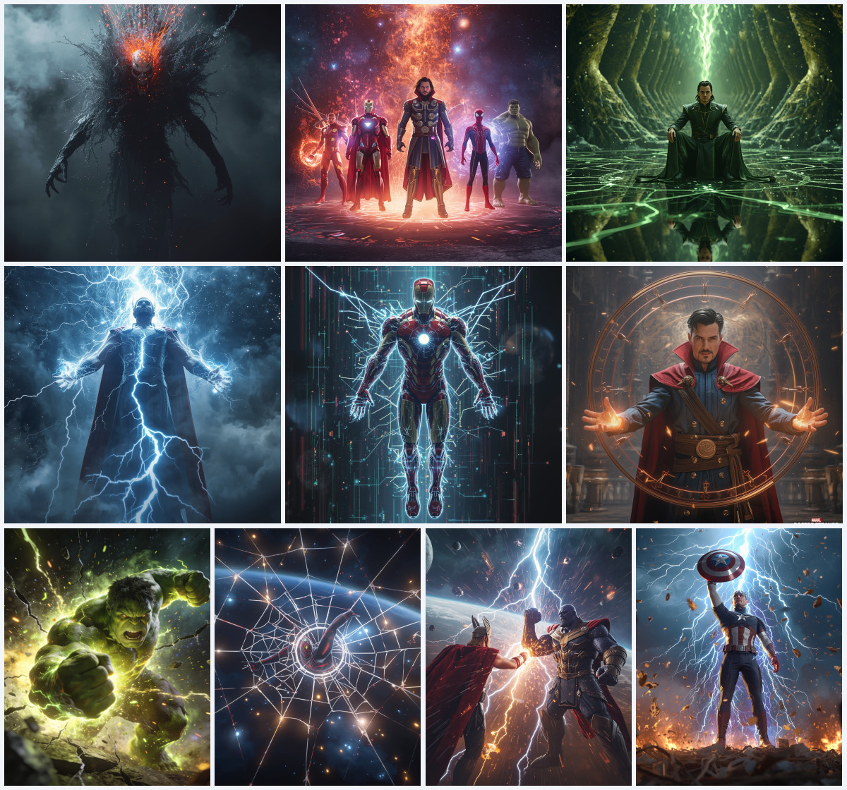 10 Unreal Marvel AI Prompts That Look Like High Budget Movie Scenes