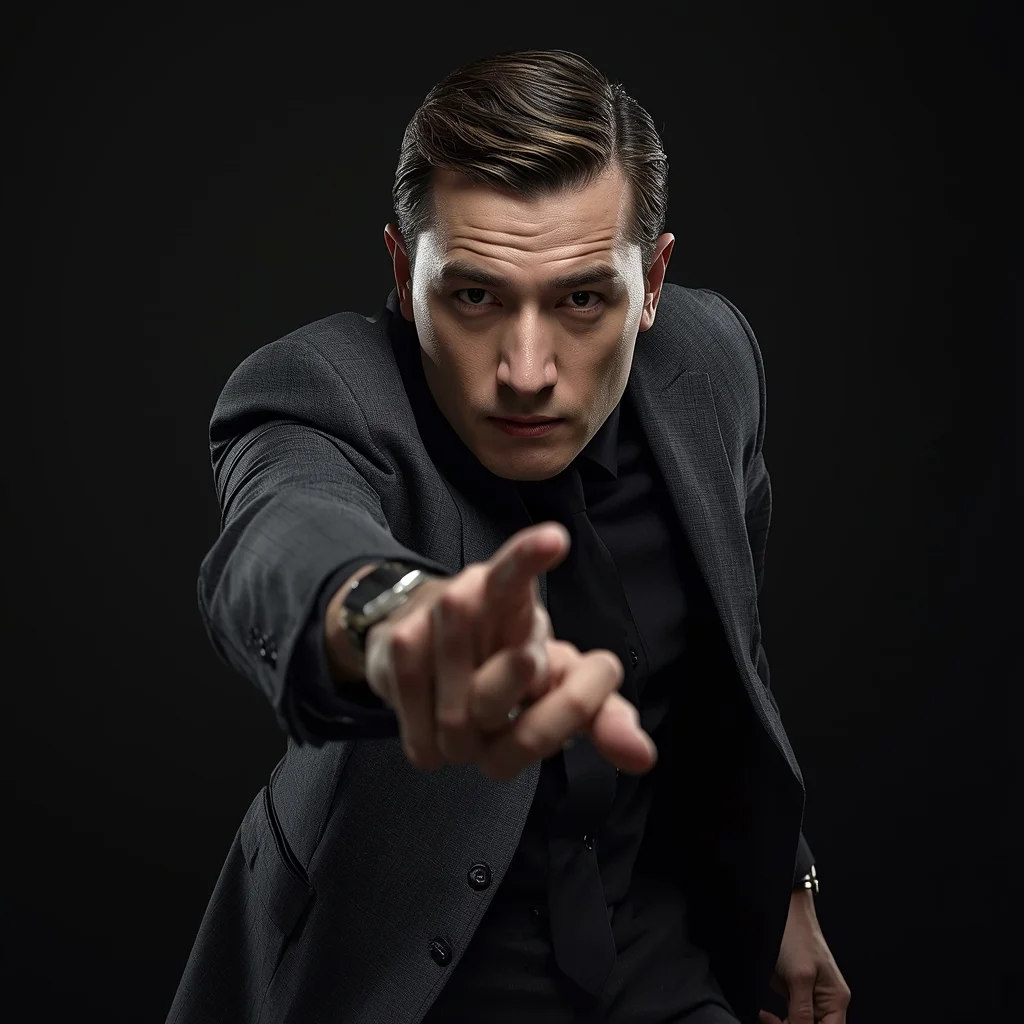 Full Body Hand Flick Forward Pose with Sharp Dismissal | Ai Video Generator Prompt