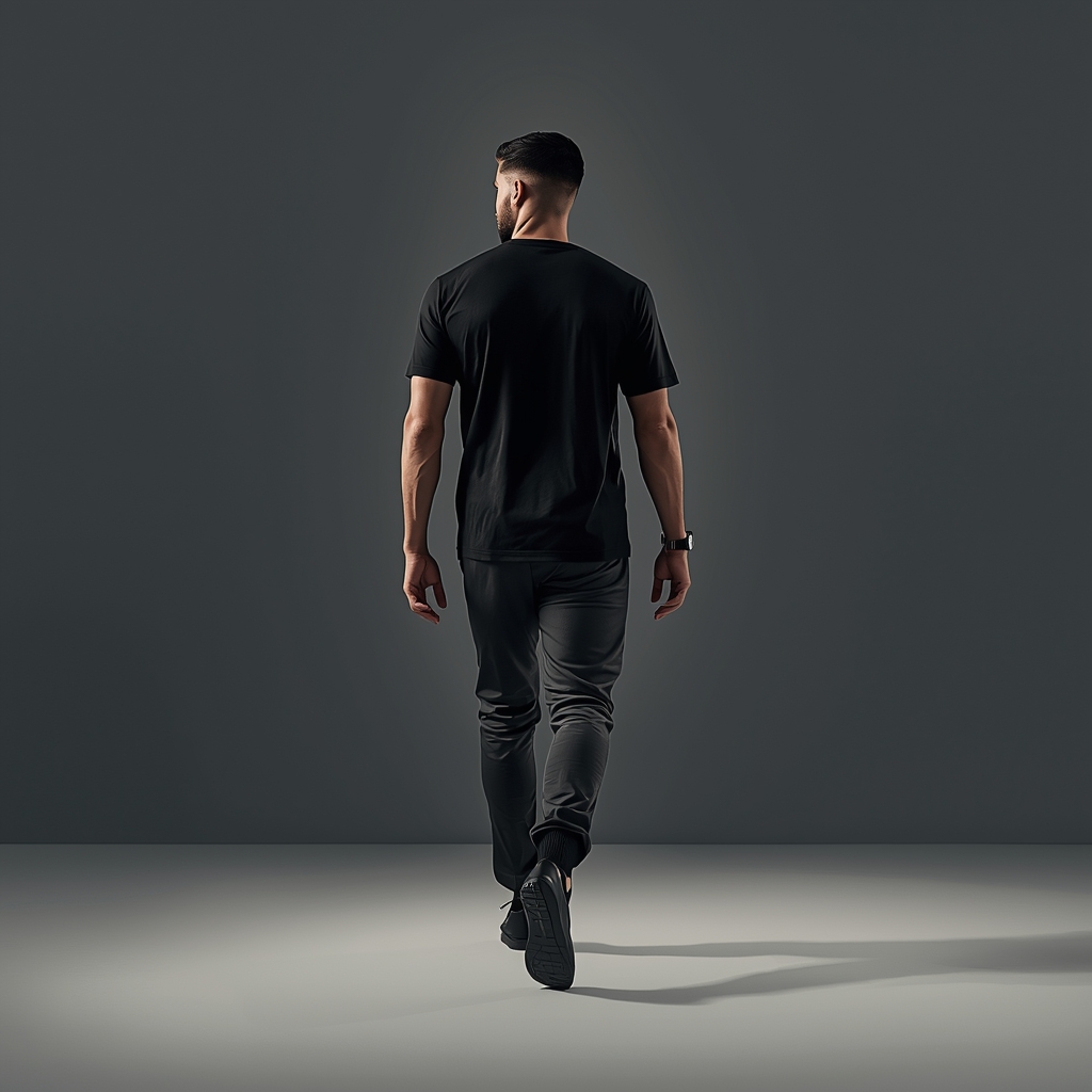 Full Body Walking Away Shot Pose with Cinematic Masculine Storytelling | 3d Animation Ai Prompt