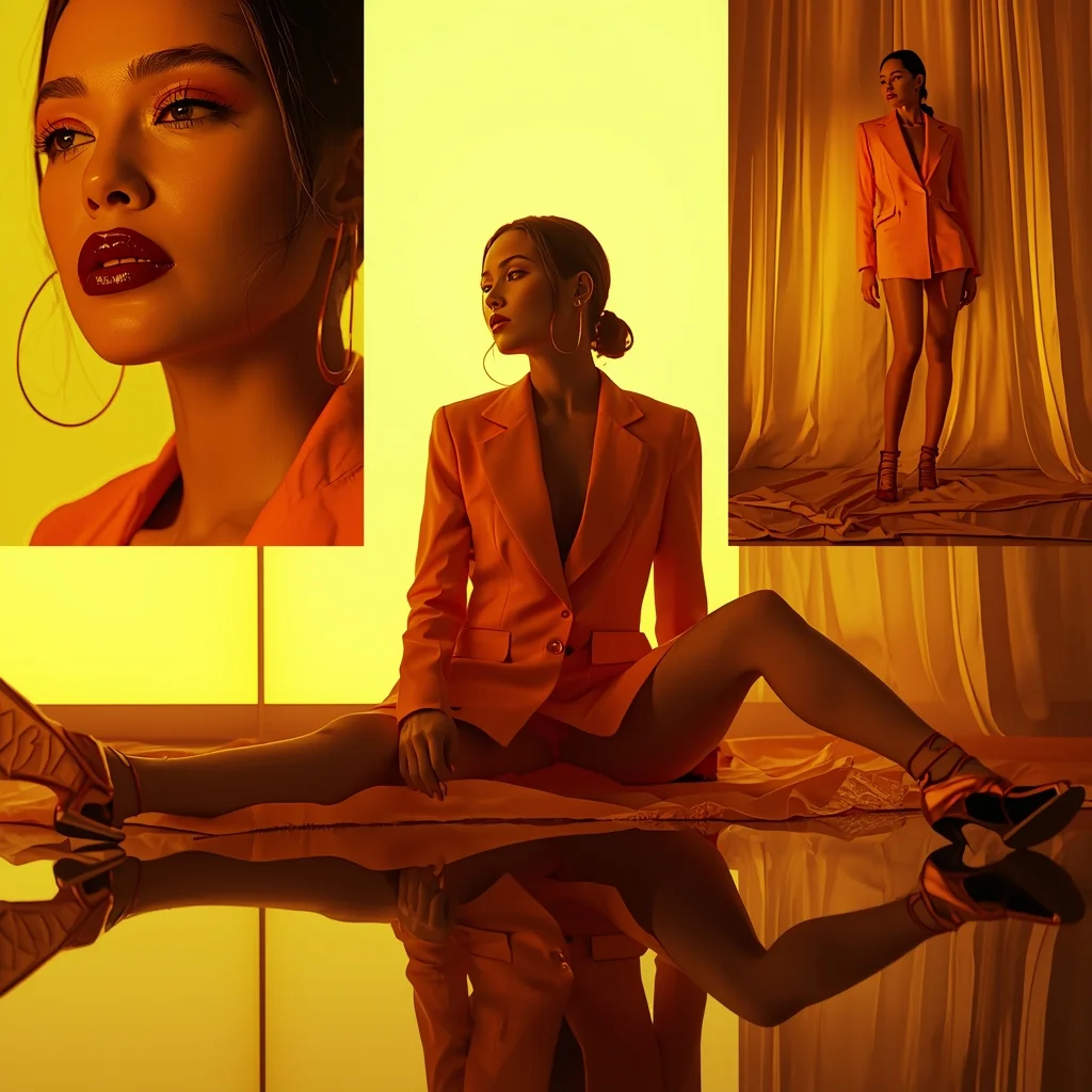 Glossy Light Surface In Cinematic Glow Scene Couture | Luxury Ai Prompt